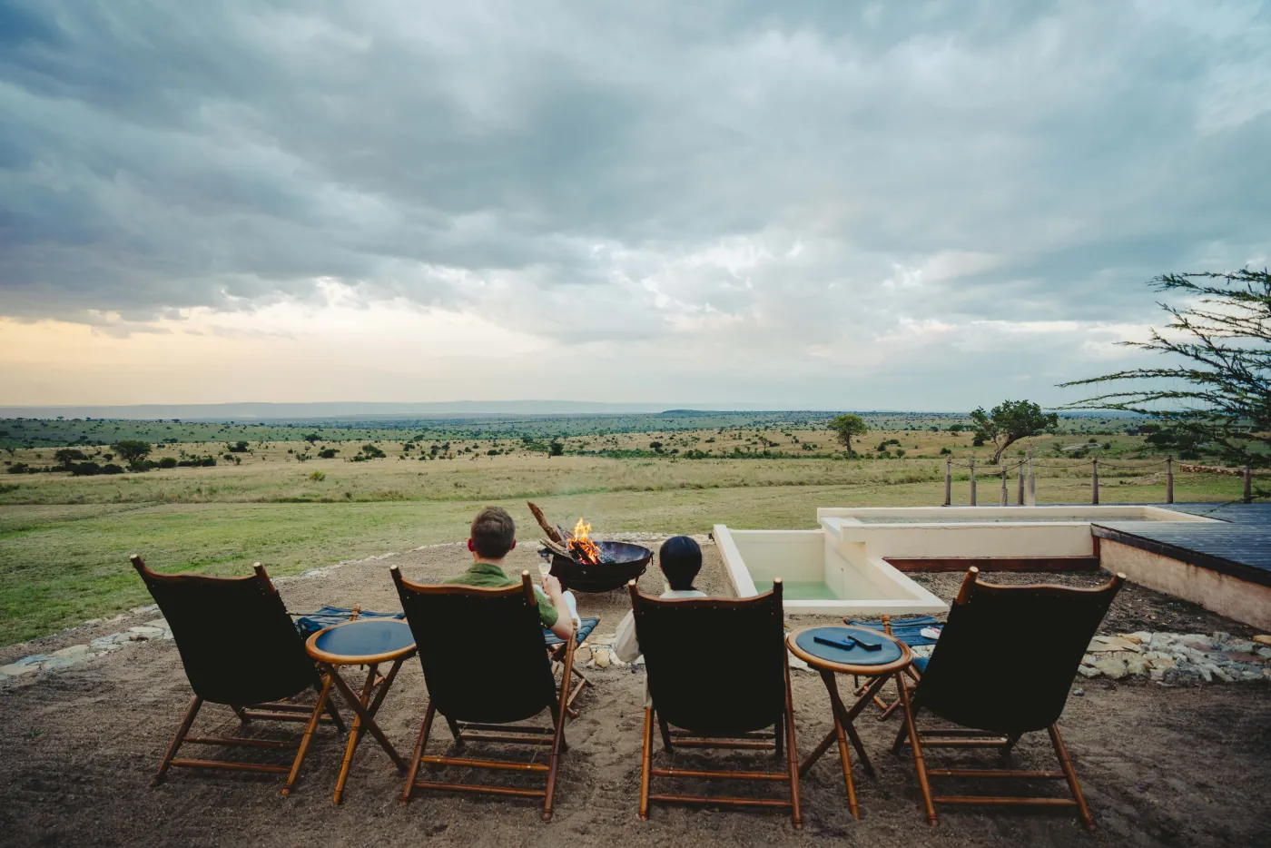 Tented safari camp in Tanzania