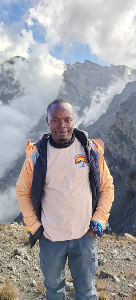 Baraka Elisaria Ayo, founder and director of Blue Monkey Expeditions
